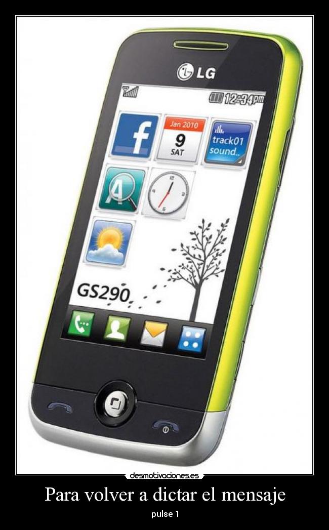 Para volver a dictar el mensaje - pulse 1
