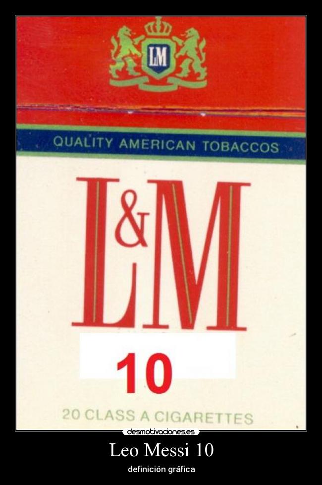 Leo Messi 10 - definición gráfica