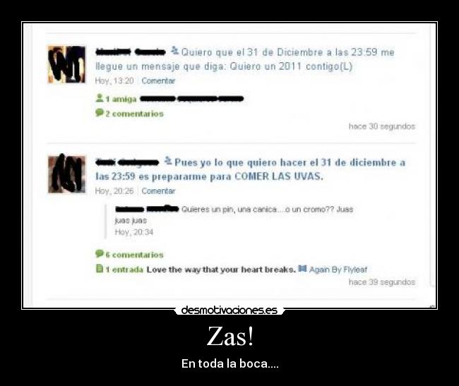 Zas! - En toda la boca....