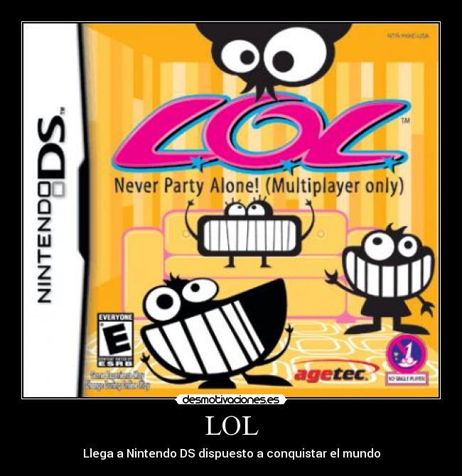 LOL - Llega a Nintendo DS dispuesto a conquistar el mundo