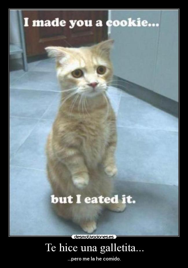 Te hice una galletita... - 