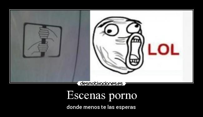 Escenas porno - donde menos te las esperas