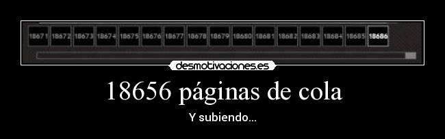 18656 páginas de cola - 