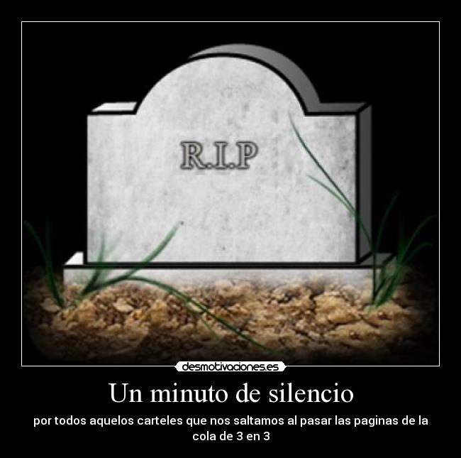 Un minuto de silencio - 