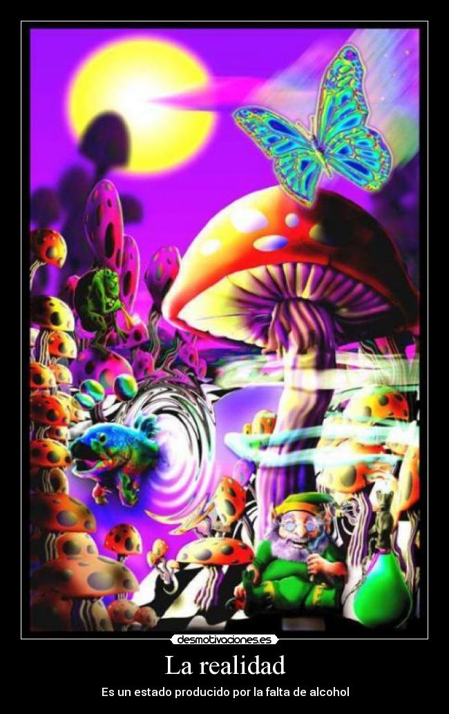 La realidad - Es un estado producido por la falta de alcohol