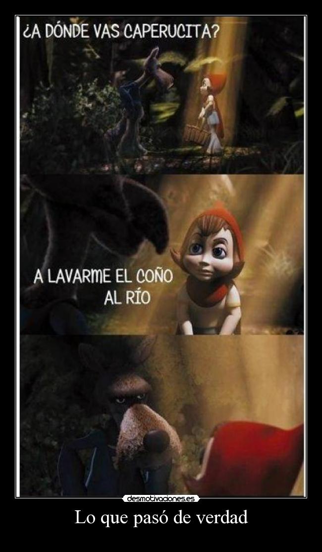 Lo que pasó de verdad -