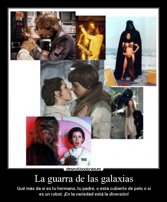 carteles leia strikes backs desmotivaciones