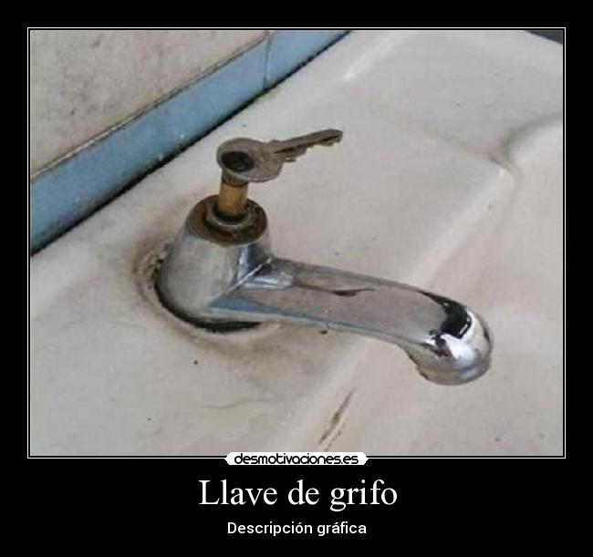 Llave de grifo - Descripción gráfica