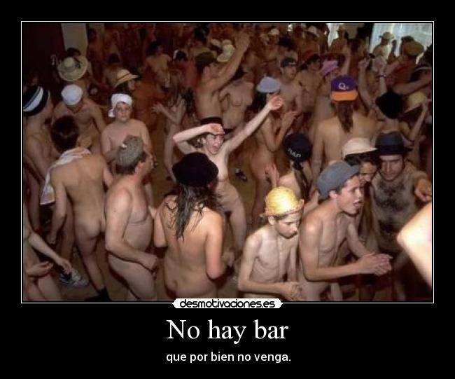 No hay bar - 