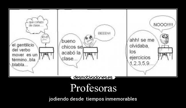 Profesoras - jodiendo desde  tiempos inmemorables