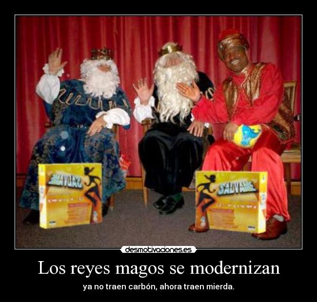 Los reyes magos se modernizan -