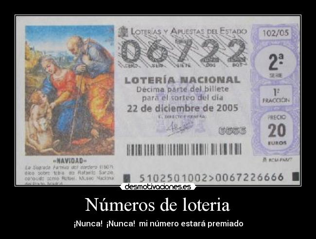 Números de loteria - 