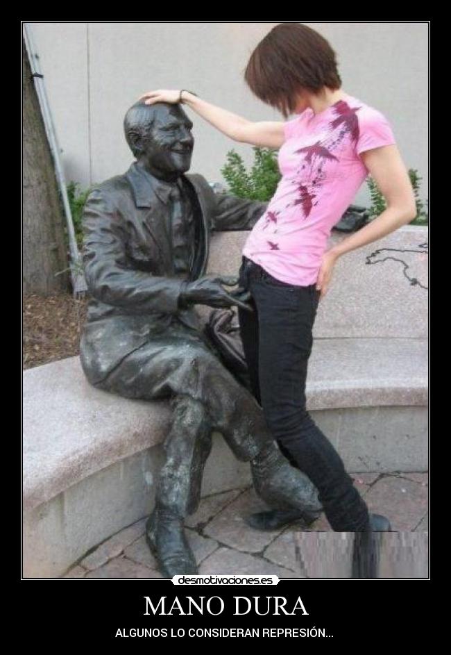 MANO DURA - ALGUNOS LO CONSIDERAN REPRESIÓN...