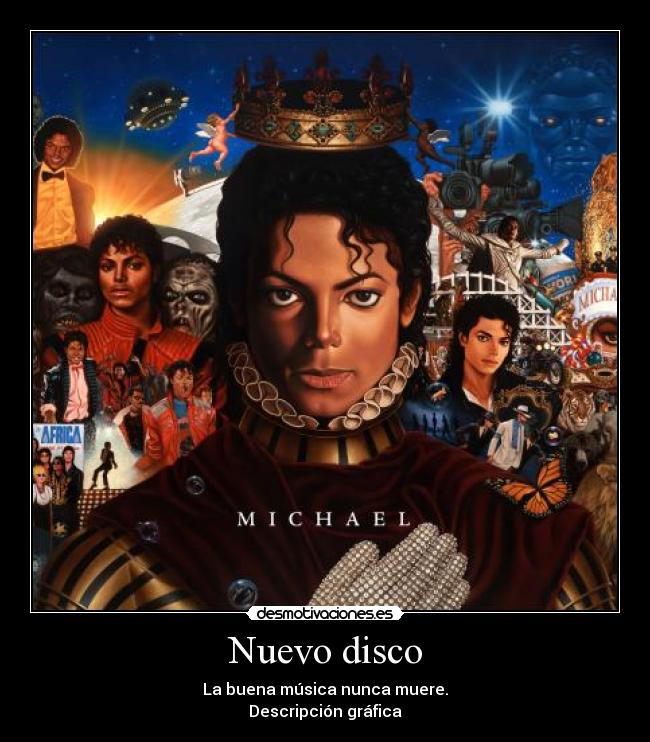 Nuevo disco - La buena música nunca muere.
Descripción gráfica