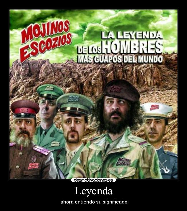 Leyenda - ahora entiendo su significado