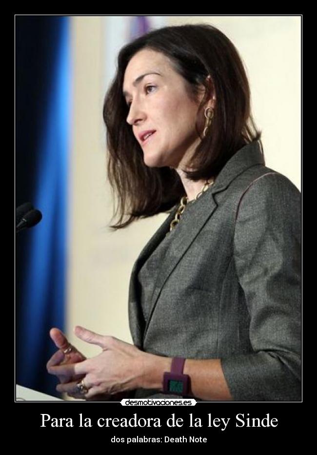 Para la creadora de la ley Sinde -