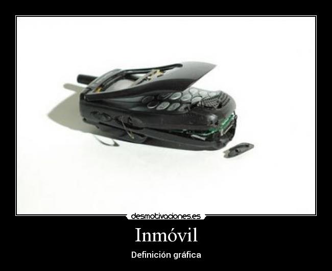 Inmóvil - Definición gráfica