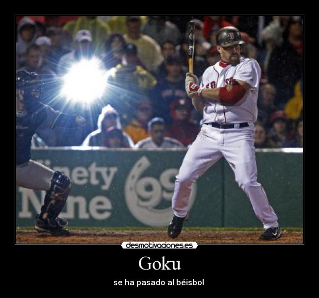Goku - se ha pasado al béisbol