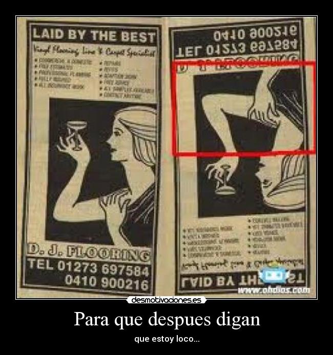 Para que despues digan -