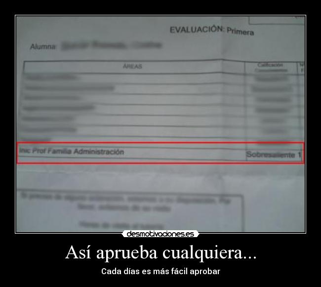 Así aprueba cualquiera... - 