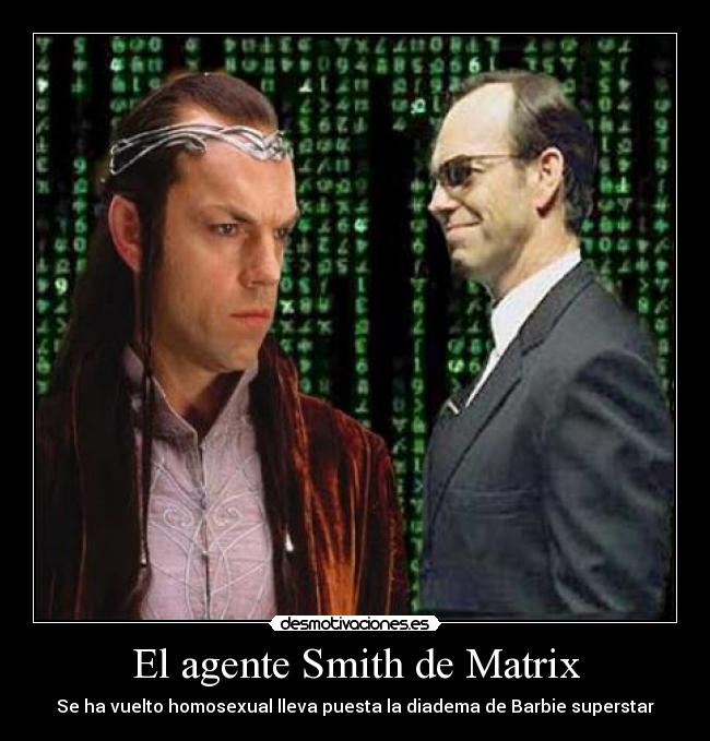 El agente Smith de Matrix - 