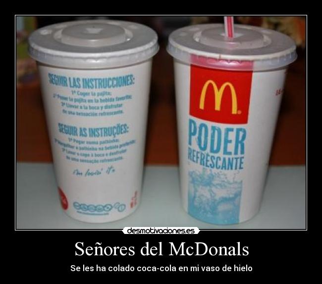 Señores del McDonals -