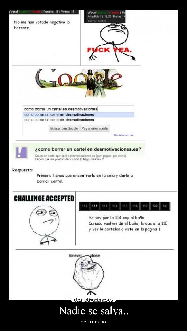 Nadie se salva.. - del fracaso.