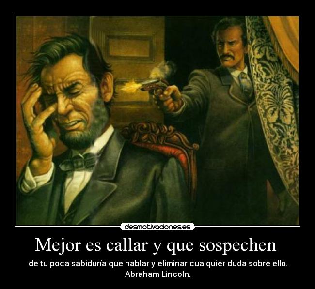 carteles abraham lincoln desmotivaciones