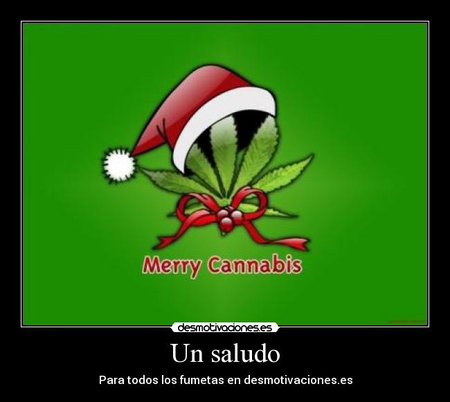 Un saludo - Para todos los fumetas en desmotivaciones.es