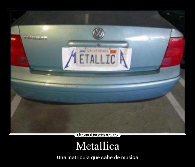 carteles metallica desmotivaciones