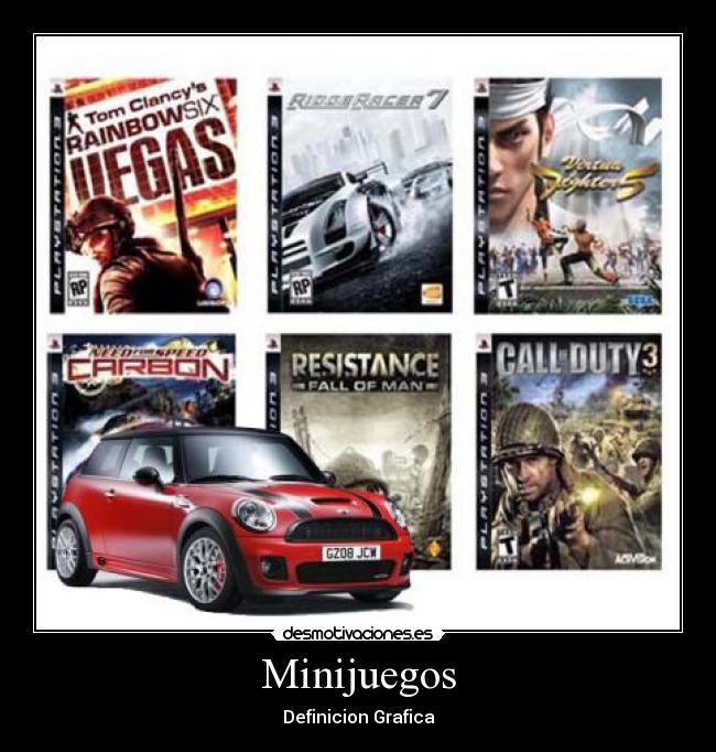 Minijuegos - Definicion Grafica