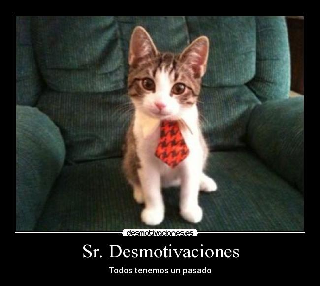 Sr. Desmotivaciones - Todos tenemos un pasado