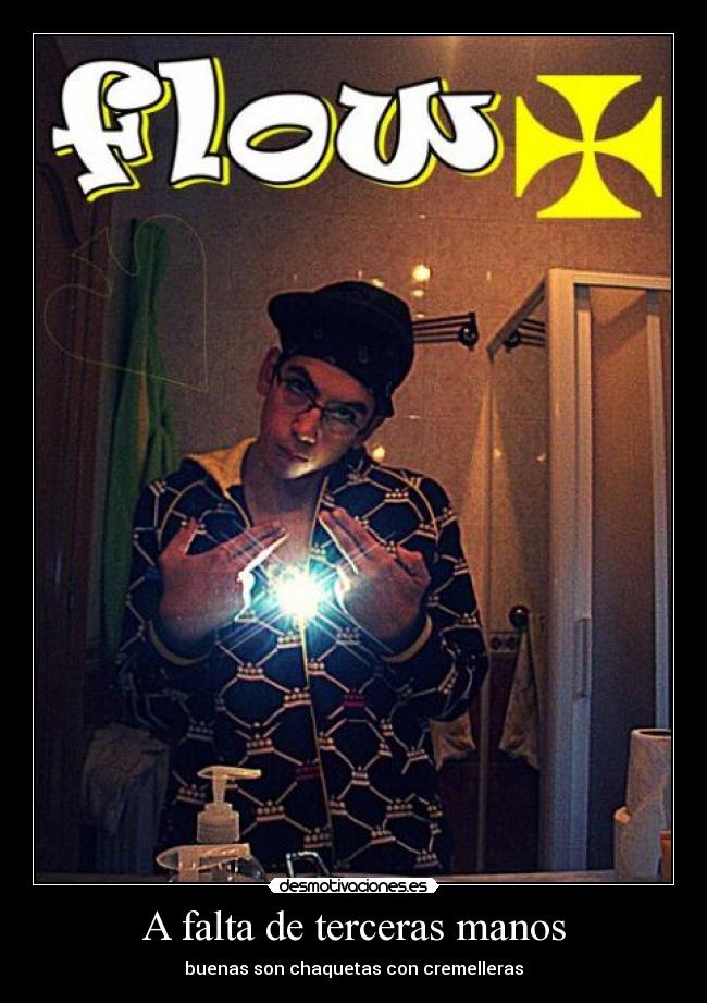 A falta de terceras manos - buenas son chaquetas con cremelleras