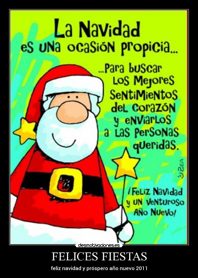 FELICES FIESTAS - 