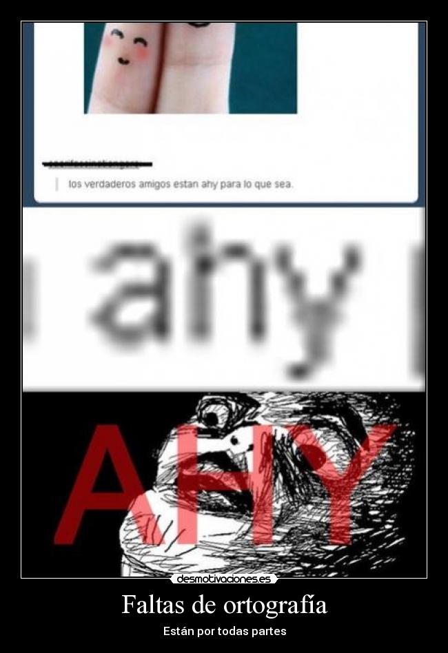 Faltas de ortografía - Están por todas partes
