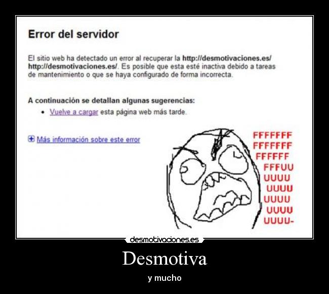 Desmotiva - y mucho