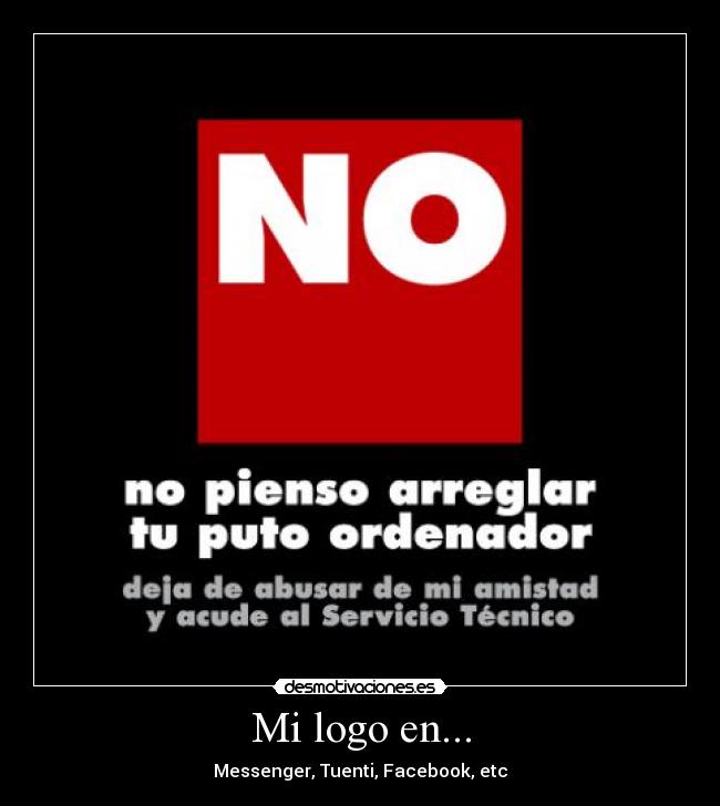 Mi logo en... - Messenger, Tuenti, Facebook, etc
