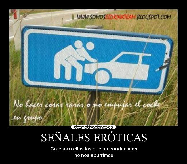 SEÑALES ERÓTICAS -