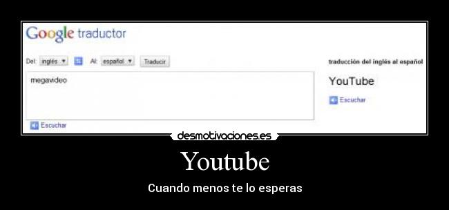 Youtube - Cuando menos te lo esperas