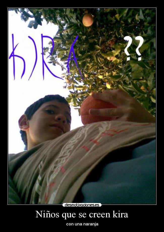 Niños que se creen kira - 