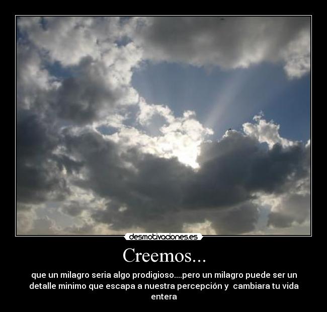 Creemos... -