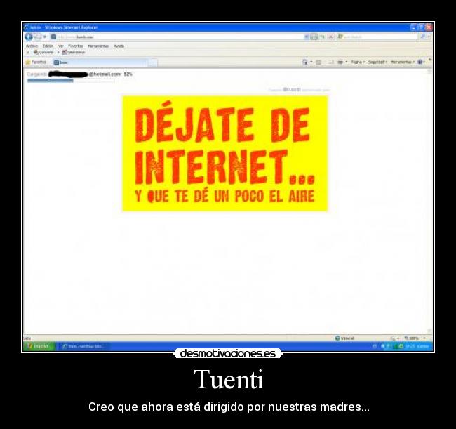 Tuenti - Creo que ahora está dirigido por nuestras madres...
