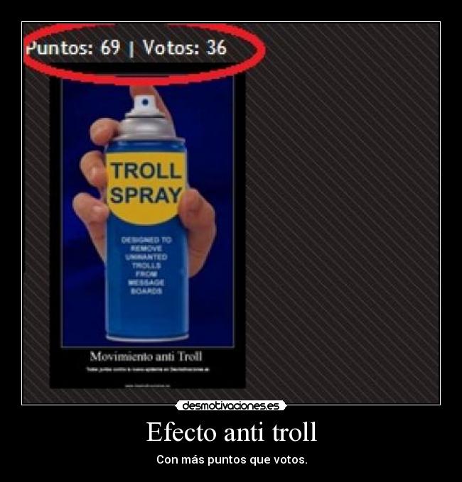 Efecto anti troll -