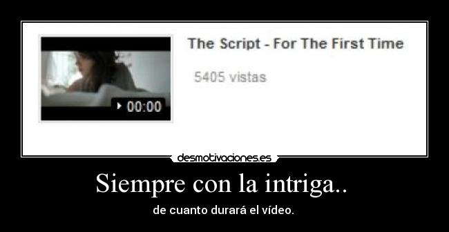 Siempre con la intriga..  - 