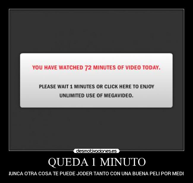 QUEDA 1 MINUTO -