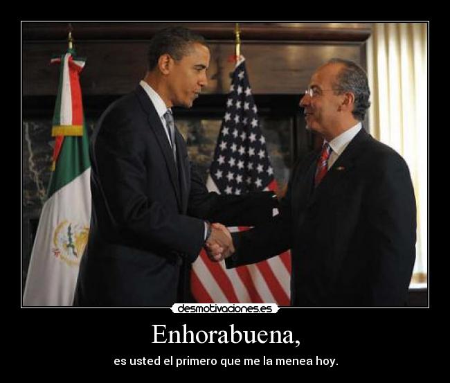 Enhorabuena, - 