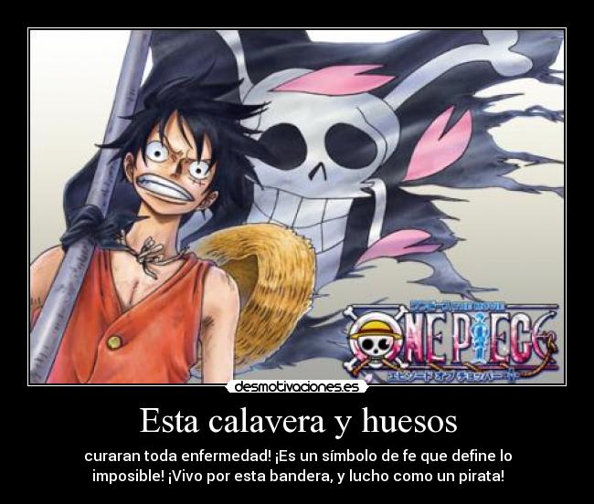 Esta calavera y huesos -