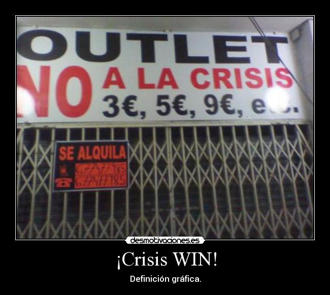 ¡Crisis WIN! - Definición gráfica.