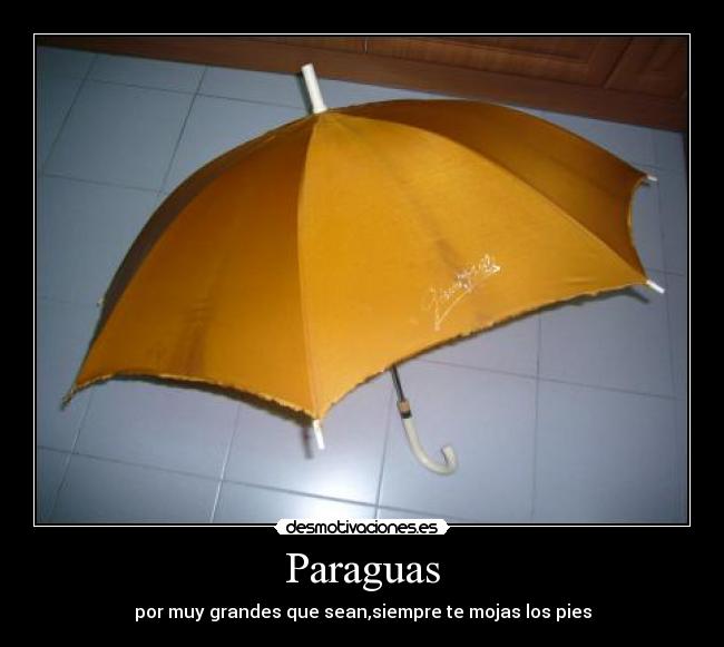 carteles paraguas desmotivaciones