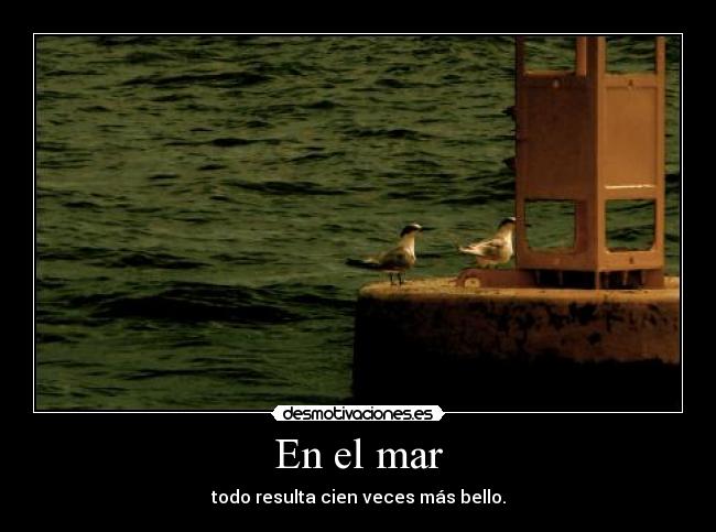 En el mar -